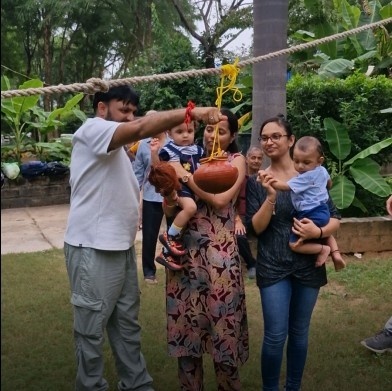 Family preparing for Matki
