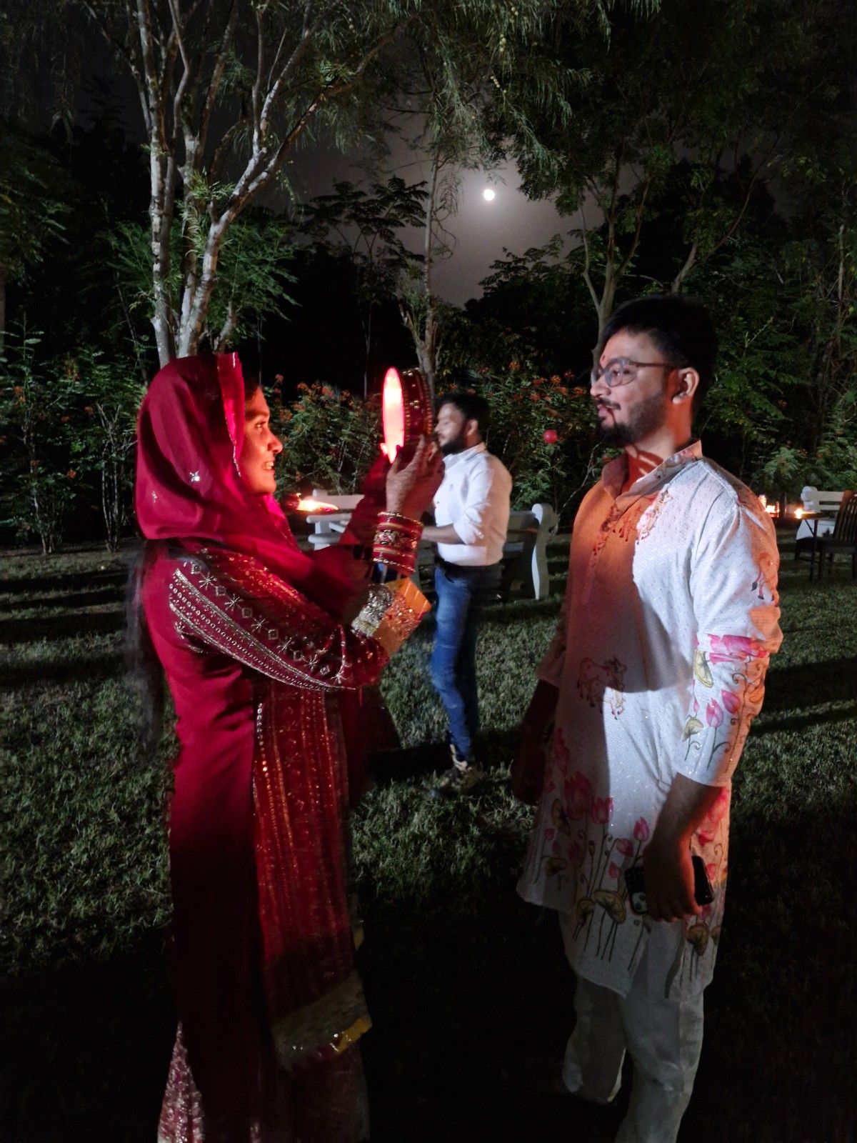 Guest playing Table Tennis