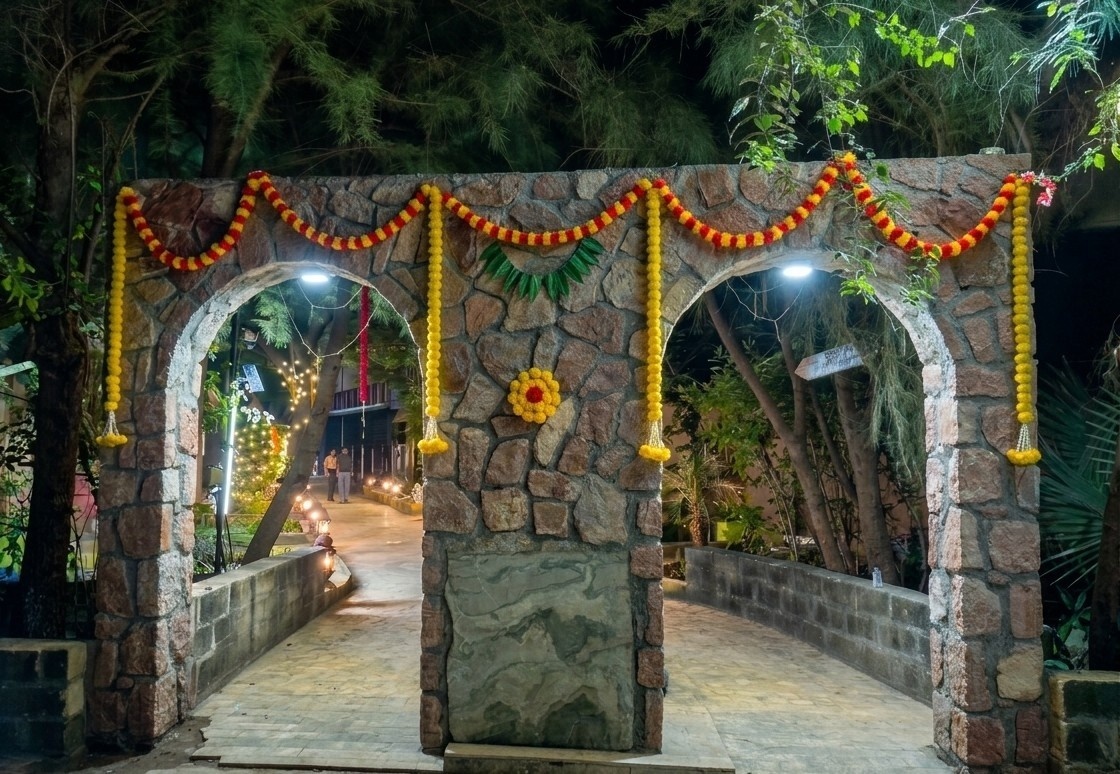 Diwali Entrance Setup