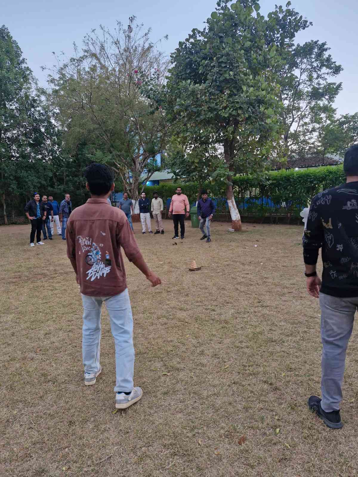 Playing outdoor team games